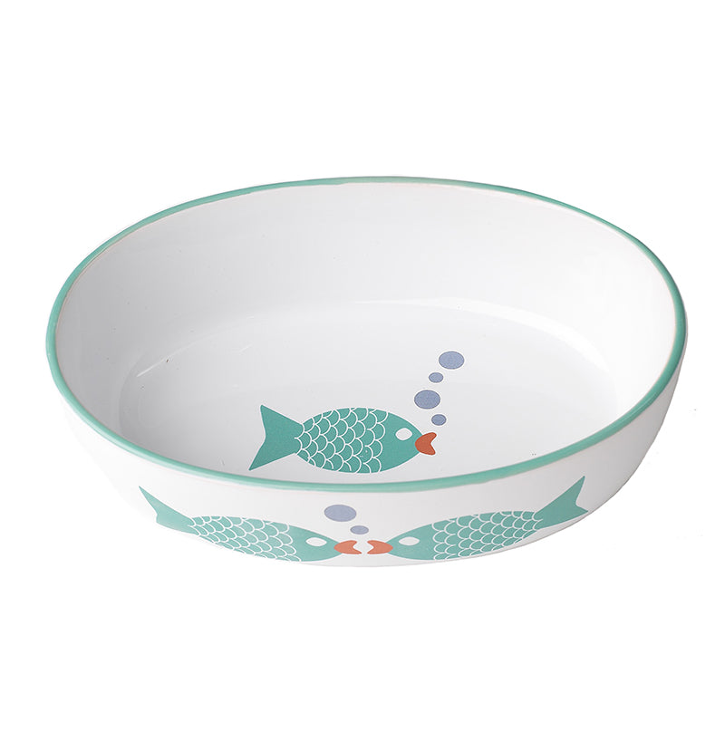 PETRAGEOUS "Bubble Fish" Oval Dish