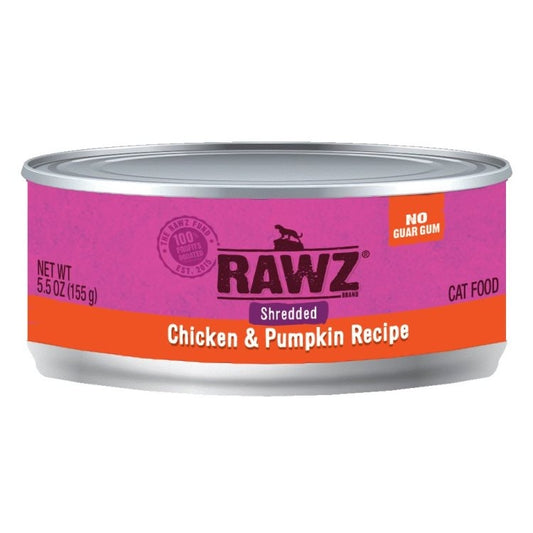 RAWZ Shredded: Chicken and Pumpkin, 155g (5.5oz)