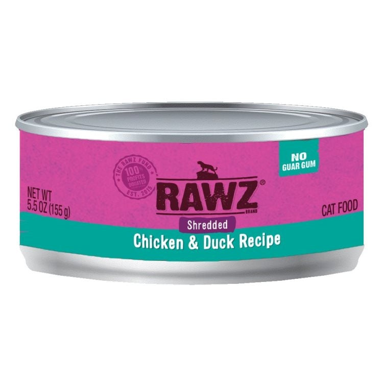 RAWZ Shredded: Chicken and Duck, 155g (5.5oz)