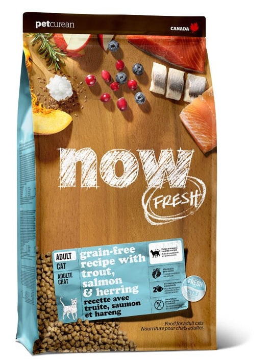 NOW FRESH Grain Free Adult Recipe Trout, Salmon & Herring 1.3kg (3lb)