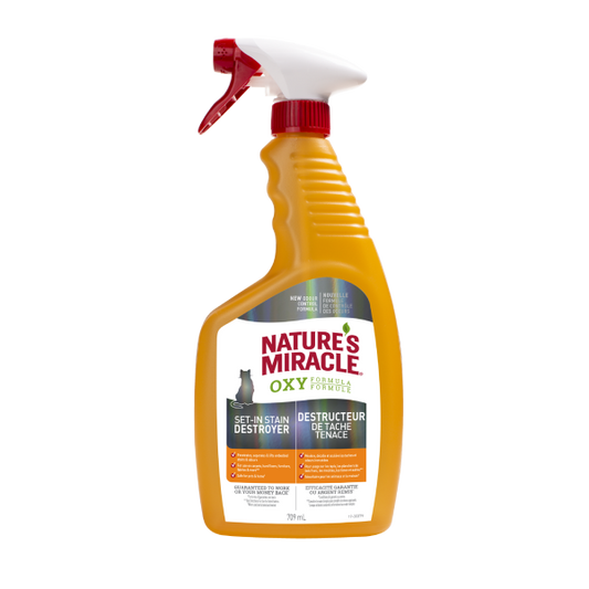 NATURE'S MIRACLE Oxy Set-In Stain Destroyer Spray, 709ml