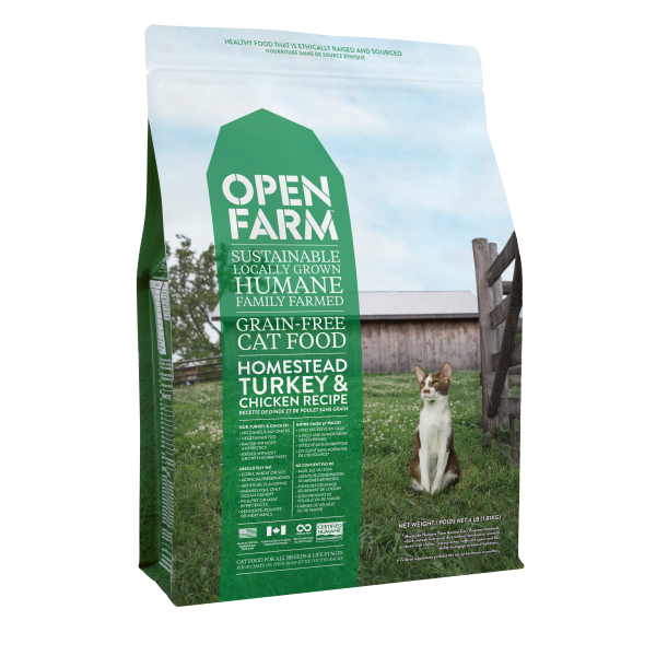 OPEN FARM Homestead Turkey and Chicken Dry Food, 1.8kg (4lb)