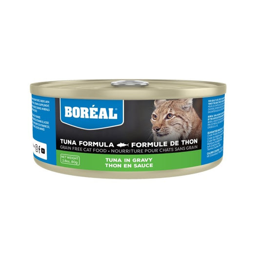 BOREAL Red Meat Tuna with Gravy, 80g (2.8oz)