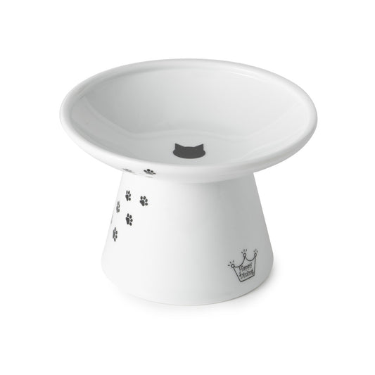 NECOICHI Extra Wide Raised Cat Food Bowl
