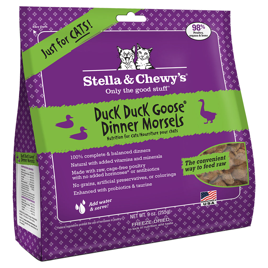 STELLA & CHEWY'S Freeze-Dried Dinner Morsels Duck Duck Goose Dinner, 226g (8oz)