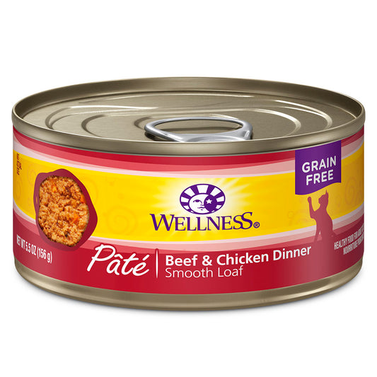 WELLNESS Complete Health Beef & Chicken Entree Pâté , 156g