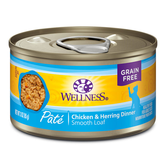 WELLNESS Complete Health Chicken & Herring Entree Pâté, 85g