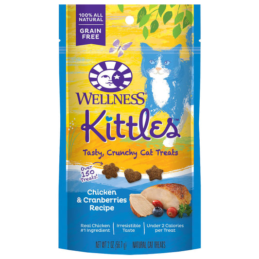 WELLNESS Kittles Chicken & Cranberries, 56.7g