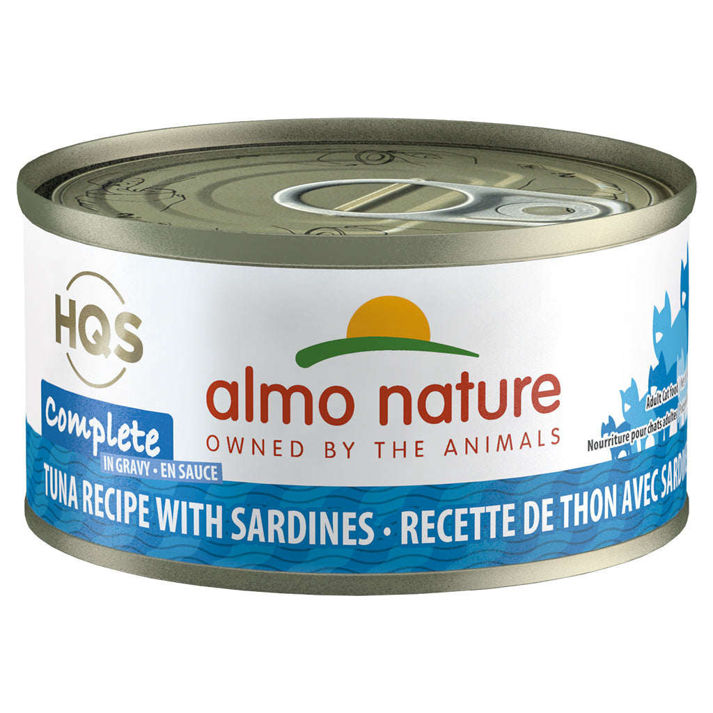 ALMO Complete Tuna Recipe with Sardines in Gravy, 70g (2.4oz)