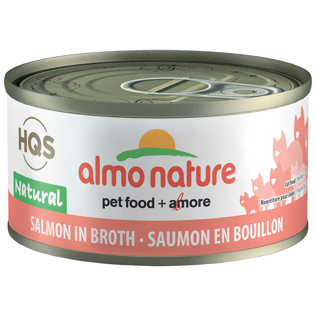 ALMO Natural Salmon In Broth, 70g (2.4oz)