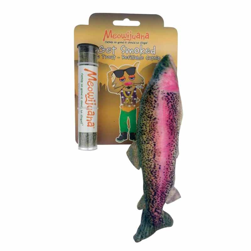 MEOWIJUANA "Get Smoked" Fish Catnip Toy