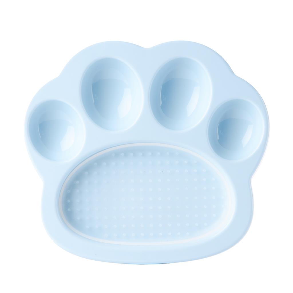 PET DREAM HOUSE Mini Paw 2-in-1 Slow Feeder, Assorted Colours