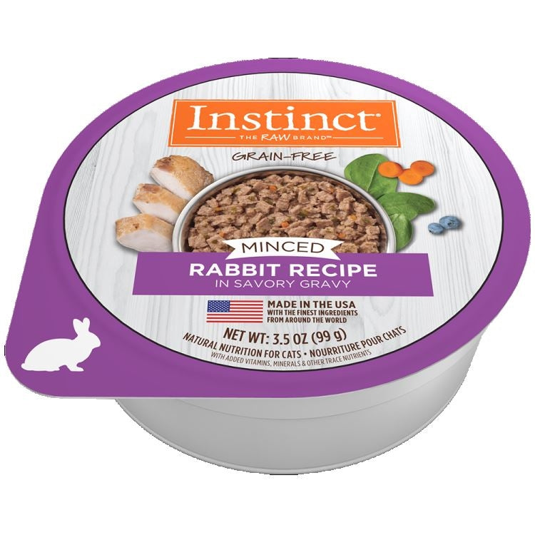 INSTINCT Minced Rabbit in Gravy, 99g (3.5oz)