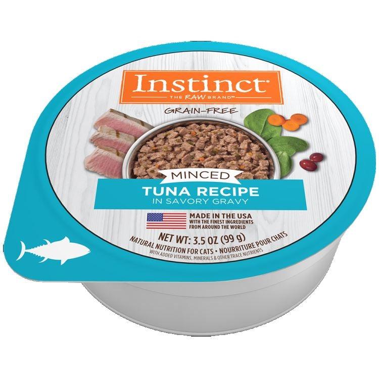 INSTINCT Minced Tuna in Gravy, 99g (3.5oz)