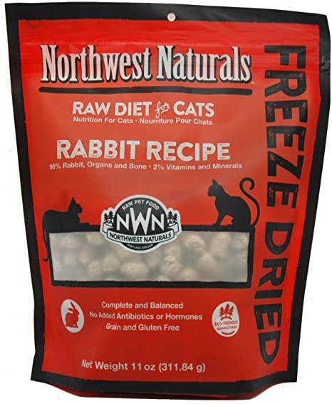 NORTHWEST NATURALS Freeze Dried Rabbit Recipe, 312g (11oz)