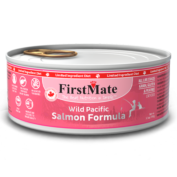 FIRSTMATE Limited Ingredient Diet: Wild Pacific Salmon, 156g (5.5oz)