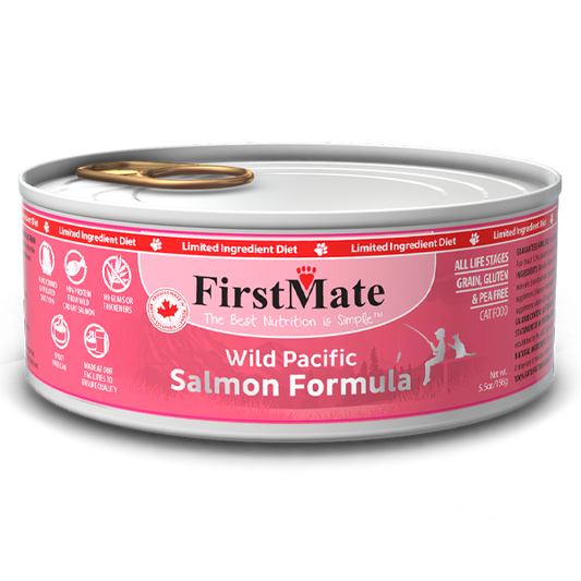FIRSTMATE Limited Ingredient Diet: Wild Pacific Salmon, 156g (5.5oz)