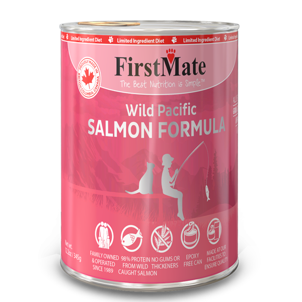 FIRSTMATE Limited Ingredient Diet: Wild Pacific Salmon, 345g (12.2oz)