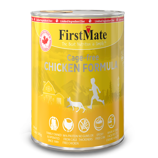 FIRSTMATE Limited Ingredient Diet: Cage-Free Chicken, 345g (12.2oz)