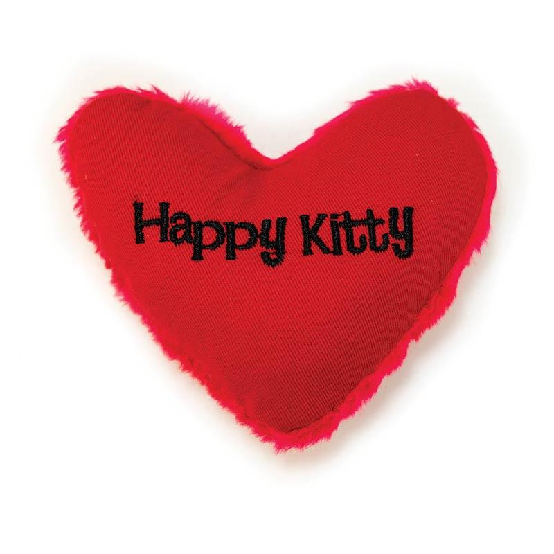 YEOWWW! Hearrrt Attack "Happy Kitty" Catnip Toy