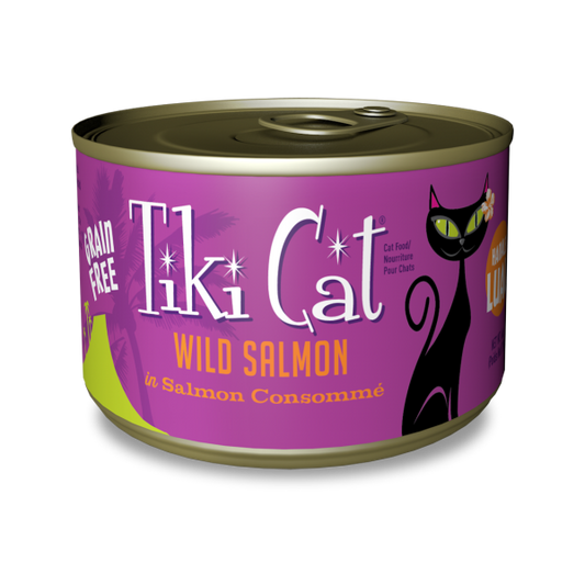 TIKI CAT Hanalei Luau Wild Salmon in Salmon Consommé, 170g