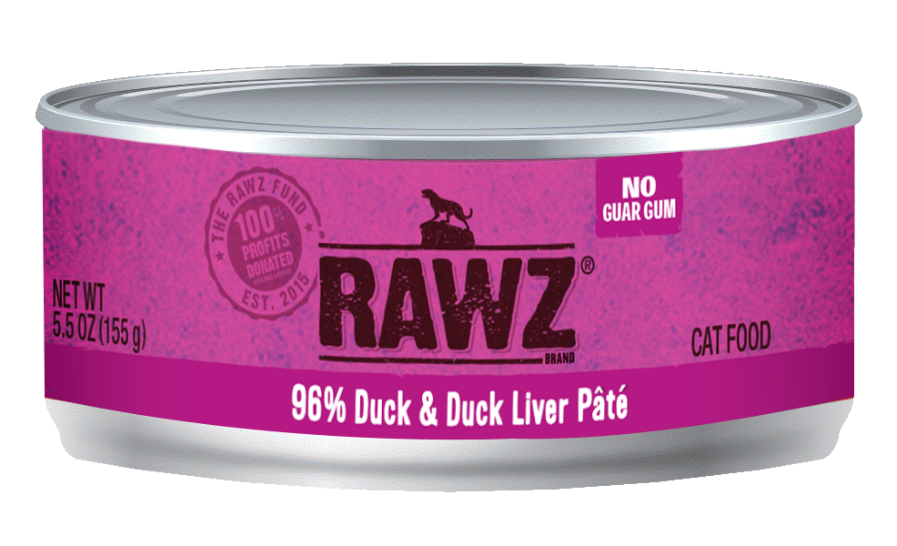 RAWZ 96%: Duck and Duck Liver Pâté, 155g (5.5oz)