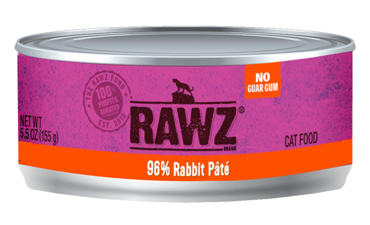 RAWZ 96%: Rabbit Pâté, 155g (5.5oz)
