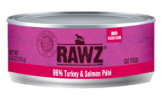 RAWZ 96%: Turkey and Salmon Pâté, 155g (5.5oz)