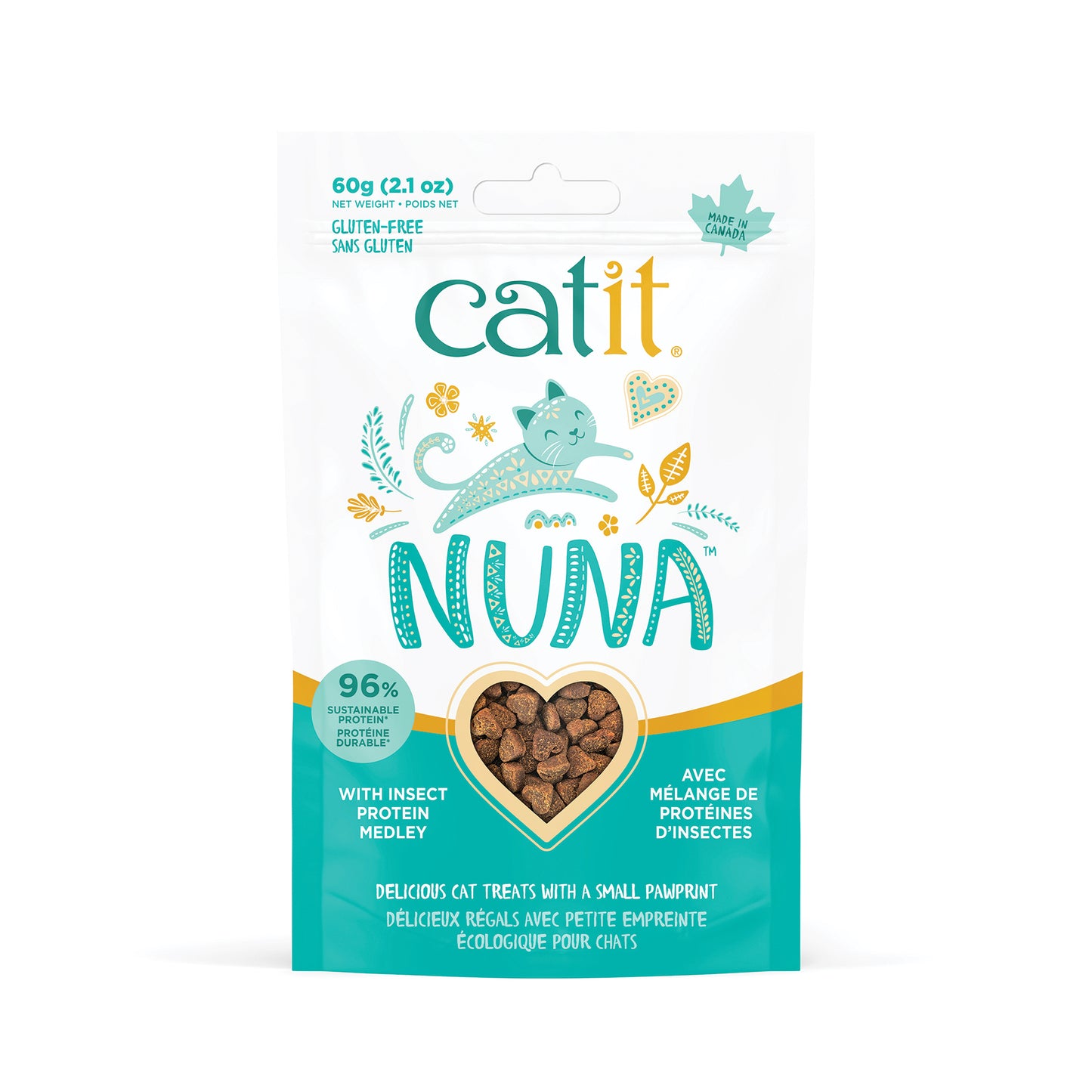 CATIT Nuna Insect Protein Medley Treats, 60g