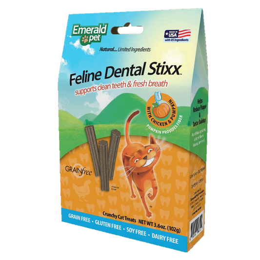 EMERALD PET Cat Dental Stixx Chicken, 102g