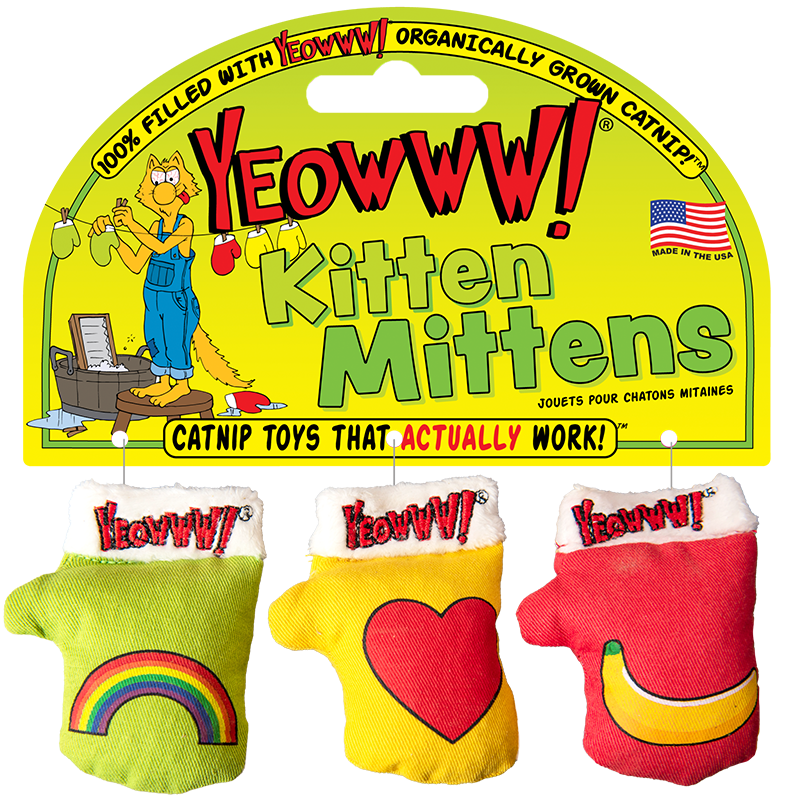 YEOWWW! Kitten Mittens 3-pack