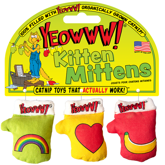 YEOWWW! Kitten Mittens 3-pack