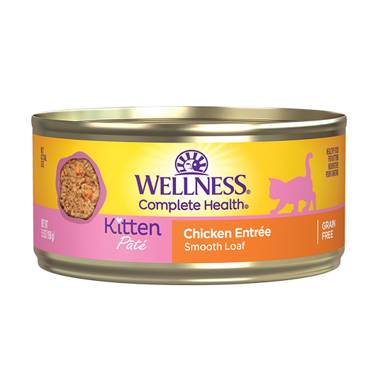 WELLNESS Complete Health Chicken Kitten Entree Pâté, 156g *CLEARANCE SALE*