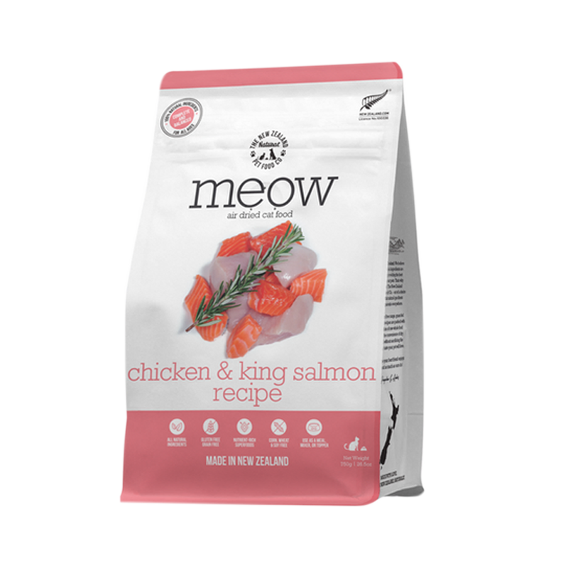 NZ NATURAL PET FOOD CO Meow Air-Dried Chicken & King Salmon, 100g (3.5oz)