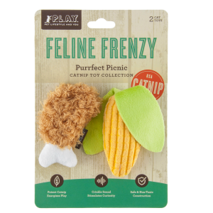 P.L.A.Y. Feline Frenzy Purrfect Picnic Toys, 2pk