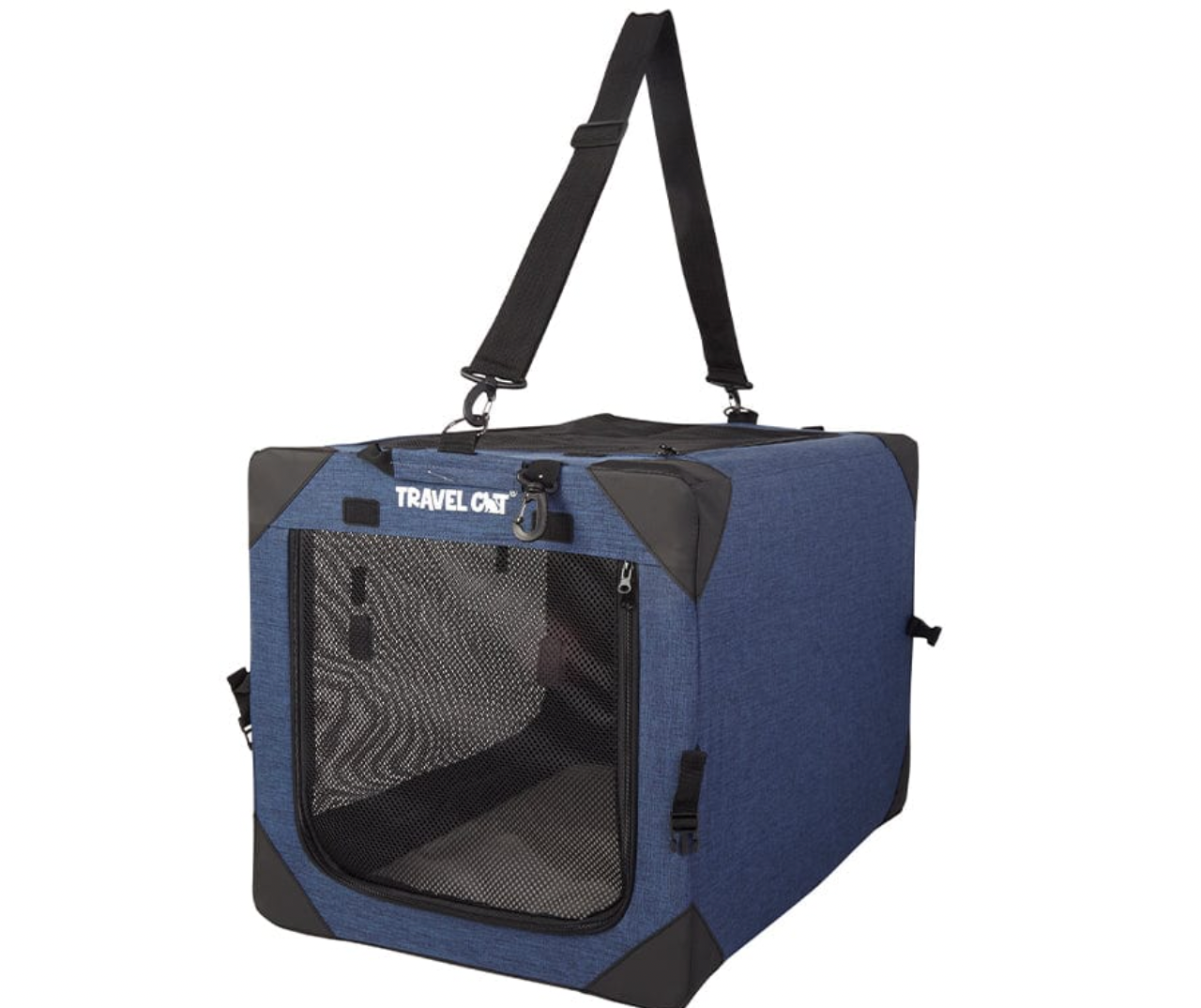 TRAVEL CAT "The Boop Coop" Collapsible Travel Cat Crate & Carrier