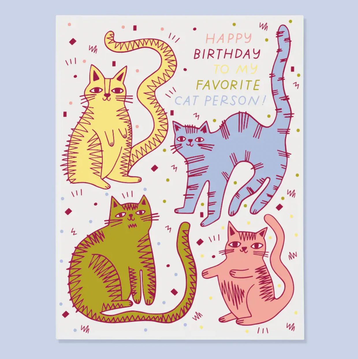 THE GOOD TWIN Cat Person Card