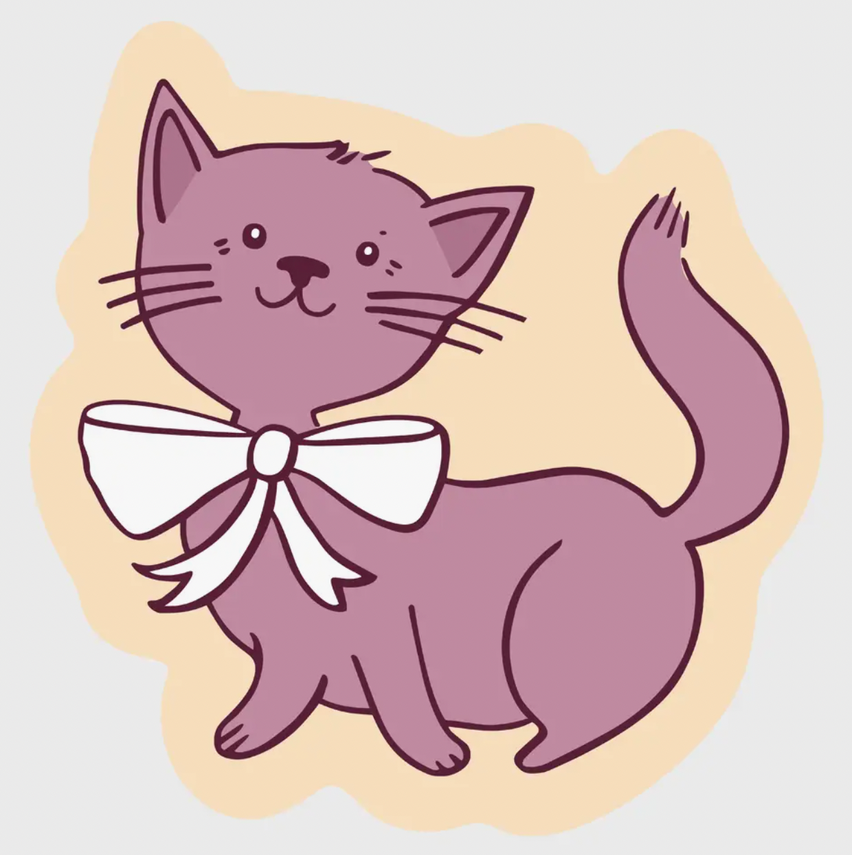THE GOOD TWIN Kitty Sticker