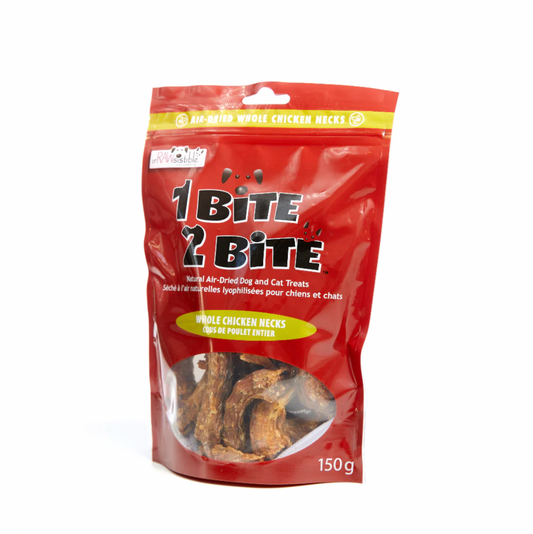 IRRAWSISTIBLE 1 Bite, 2 Bite Air Dried Whole Chicken Necks, 150g