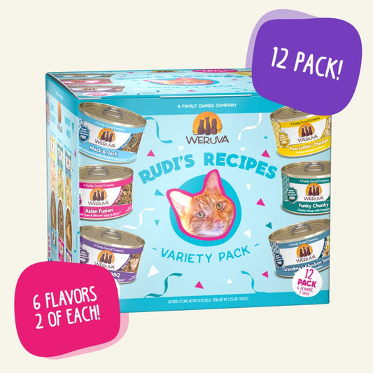 WERUVA Rudi's Recipes Variety Pack, 12 X 85g (3oz)