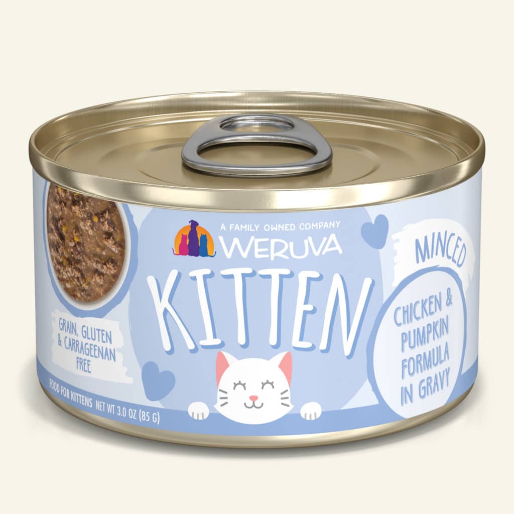 WERUVA Kitten Chicken & Pumpkin in Gravy, 85g (3oz)