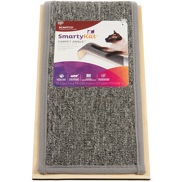 SMARTYKAT Carpet Angle Ramp Scratcher
