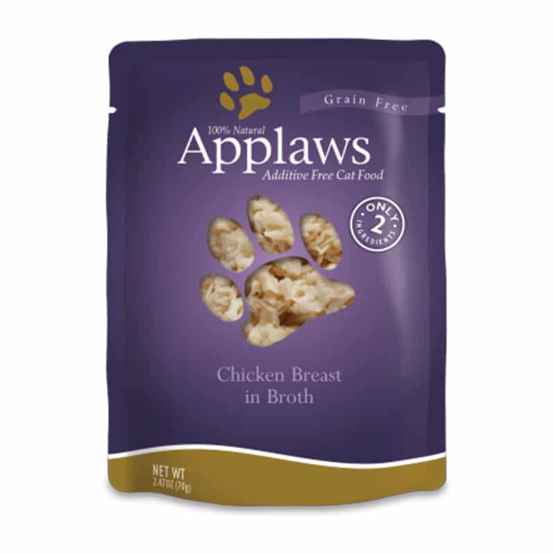 APPLAWS Chicken Breast in Broth Pouch, 70g (2.4oz)