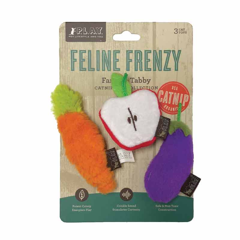 P.L.A.Y. Feline Frenzy Farm to Tabby Catnip Toys