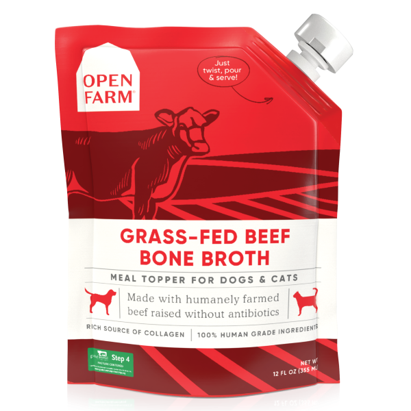 OPEN FARM Beef Bone Broth, 355ml (12oz)