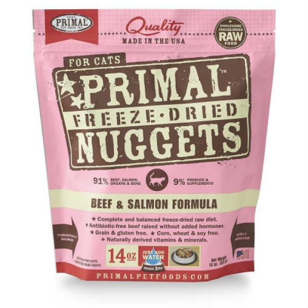 PRIMAL Freeze-Dried Beef & Salmon Formula, 397g (14oz)