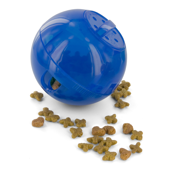 PETSAFE Slimcat Feeder Ball, blue