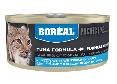 BORÉAL Red Tuna and Whitefish in Gravy, 156g (5.5oz)