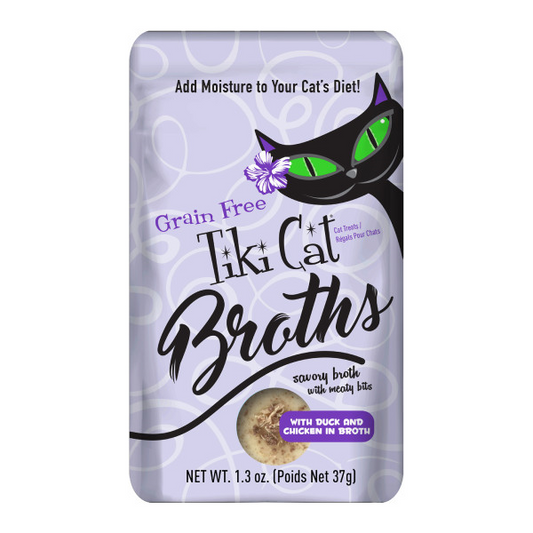 TIKI CAT Broths Duck & Chicken, 37g (1.3oz)