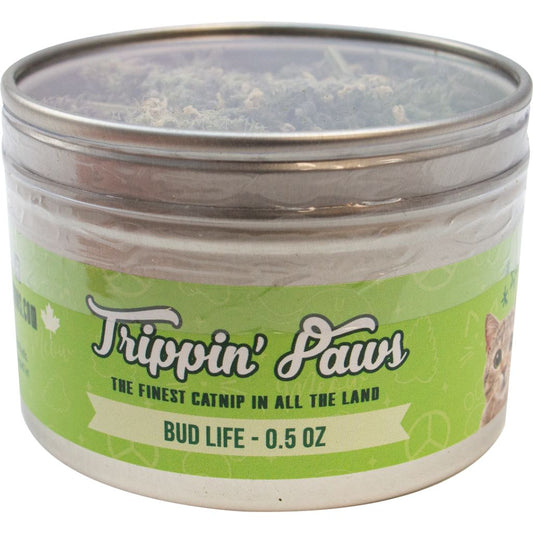TRIPPIN' PAWS Bud Life Catnip Tin, 1/2 oz